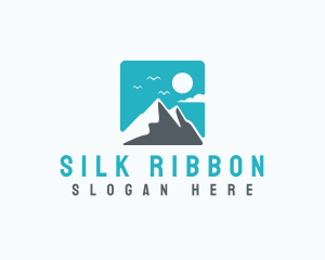 Mountain Peak Hiking logo design