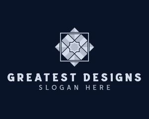 Interior Design Tile Flooring logo design