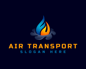 Heating Cooling Fan logo design