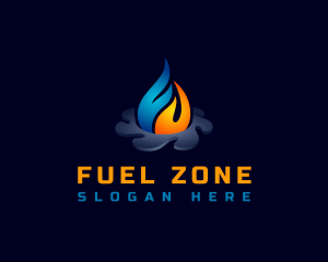 Heating Cooling Fan logo design