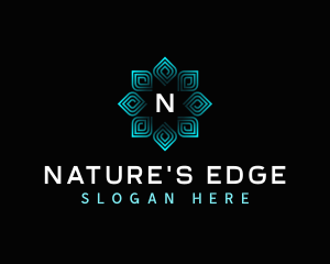 Nature Leaves Spa logo design