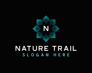 Nature Leaves Spa logo design