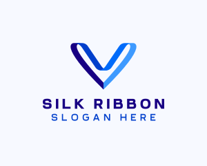 Generic Ribbon Heart  logo design