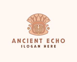 Ancient Aztec Mask logo design