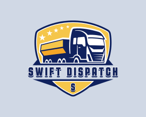 Dump Truck Transport logo design