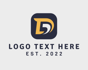 App Programming Letter D logo