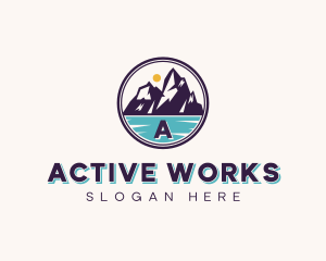 Outdoor Mountain Travel logo design