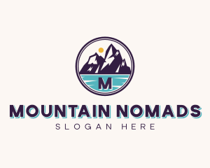 Outdoor Mountain Travel logo design