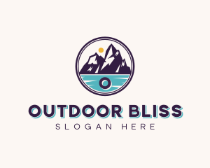 Outdoor Mountain Travel logo design