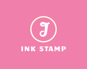 Feminine Cute Stamp logo