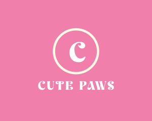 Feminine Cute Stamp logo design