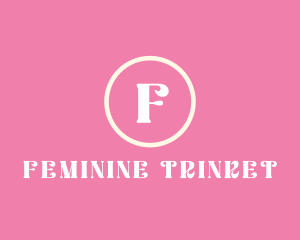 Feminine Cute Stamp logo design