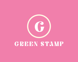 Feminine Cute Stamp logo design