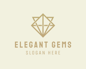 Diamond Jewelry Gem logo design