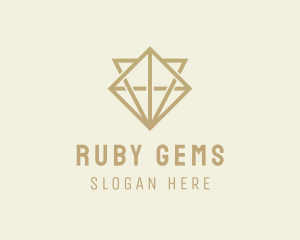 Diamond Jewelry Gem logo design