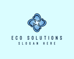 Floral Eco Spa logo design