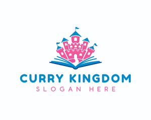 Castle Kingdom Book logo design