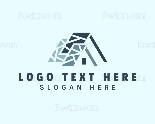 Geometric Roof Repair Logo