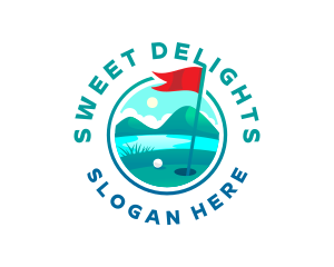 Golf Course Flag logo