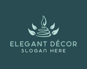 Scented Candle Spa Decor logo design