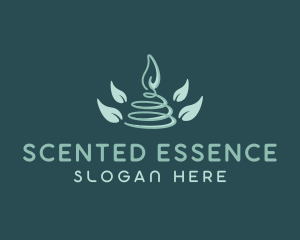 Scented Candle Spa Decor logo design