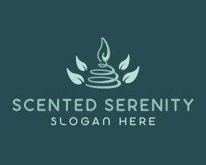 Scented Candle Spa Decor logo design