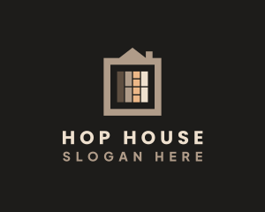 House Floor Tiling logo design