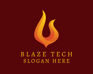 Blazing Fire Energy Fuel logo
