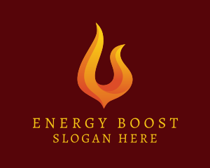 Blazing Fire Energy Fuel logo