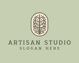 Mangrove Tree Branch logo design