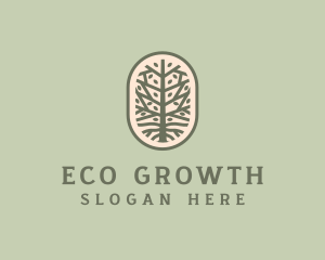 Mangrove Tree Branch logo design