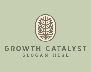 Mangrove Tree Branch logo design