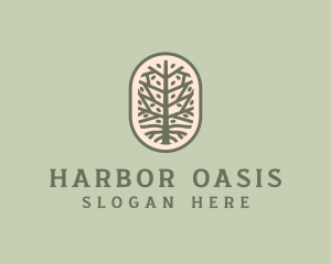 Mangrove Tree Branch logo design