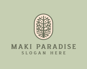 Mangrove Tree Branch logo design