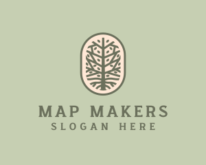 Mangrove Tree Branch logo design