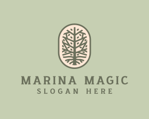 Mangrove Tree Branch logo design