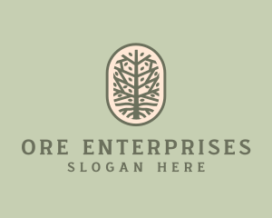 Mangrove Tree Branch logo design