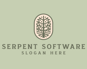 Mangrove Tree Branch logo design