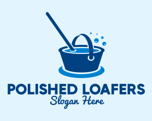 Cleaning Water Bucket  logo design