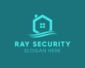 Hexagon Wave Realty logo design