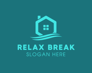 Hexagon Wave Realty logo design