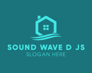 Hexagon Wave Realty logo design