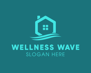 Hexagon Wave Realty logo design