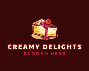 Cheesecake Pastry Dessert logo design