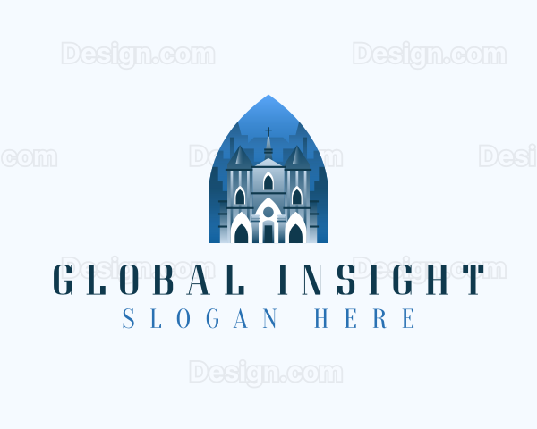 Gothic Cathedral Church Logo