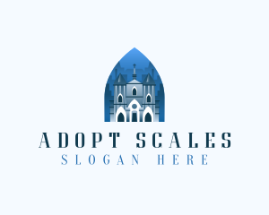 Gothic Cathedral Church logo design