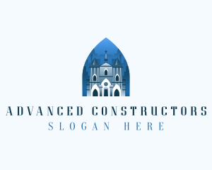 Gothic Cathedral Church logo design