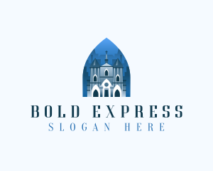 Gothic Cathedral Church logo design