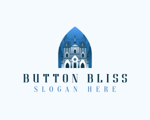 Gothic Cathedral Church logo design