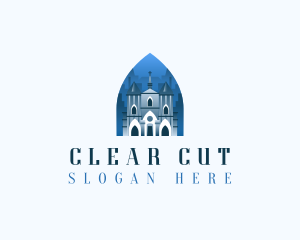 Gothic Cathedral Church logo design